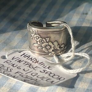 Handmade Silver Floral Ring